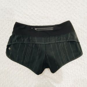 Lulu Lemon Black Speed Shorts